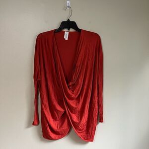 Best Cody orange blouse M